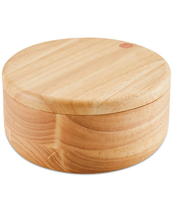 Кладовая Круглая деревянная коробка для соли и специй Ayesha Curry