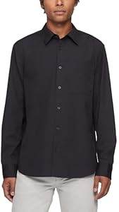 Calvin Klein Men's Solid Pocket Button-Down Easy Shirt Calvin Klein