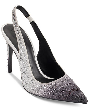Женские туфли без шнуровки с острым носком и ремешком на пятке Karl Lagerfeld Paris