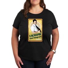 Plus Parks and Recreation I Know Graphic Tee Licensed Character
