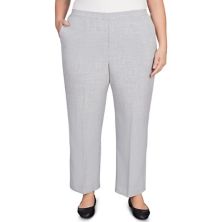 Plus Size Alfred Dunner Plaid Pull-On Length Pants Alfred Dunner