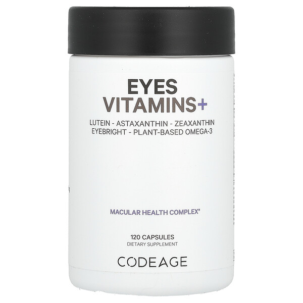 Витамины для глаз+, 120 капсул Codeage