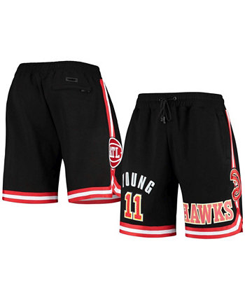 Мужские шорты Trae Young Black Atlanta Hawks с историческим логотипом Pro Standard