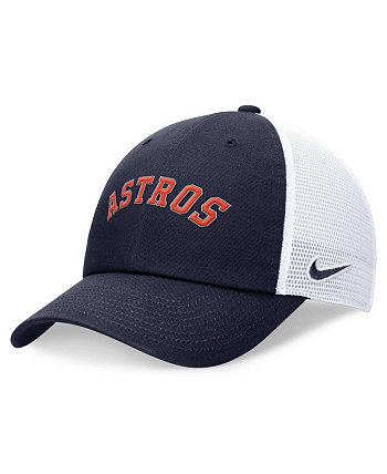 Men's Navy Houston Astros Evergreen Wordmark Trucker Adjustable Hat Nike