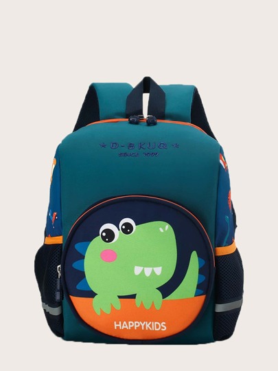 Рюкзак с узором динозавра для мальчиков SHEIN