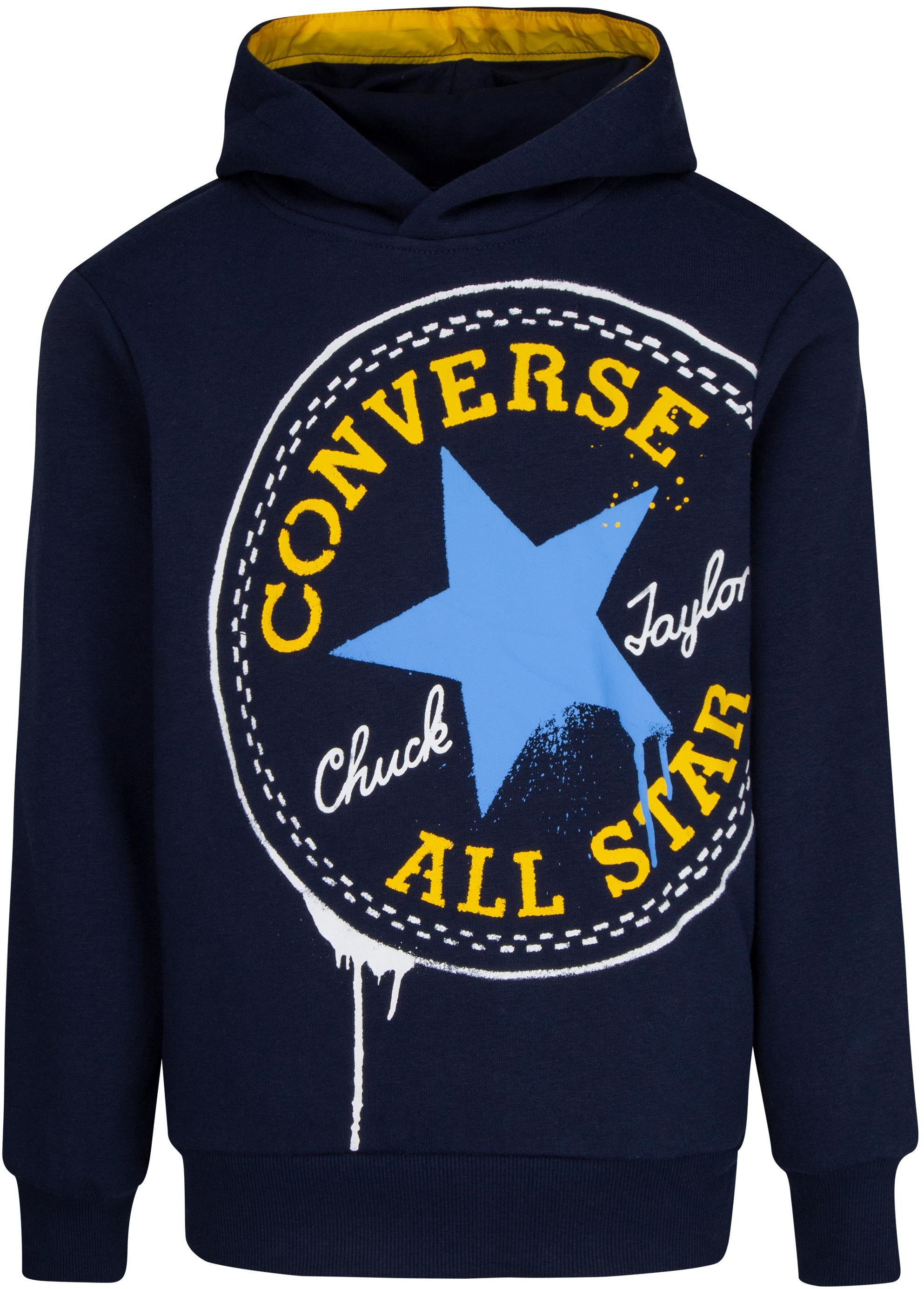 Толстовка с капюшоном и пуловером со спреем (для больших детей) Converse Kids