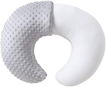 Nursing Pillow and Positioner, Breastfeeding, Bottle Feeding, Baby Sitting Support, Tummy Time Support for Baby Boys and Girls, Propping Baby Pillow (Naked Pillow) QUENESS