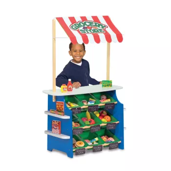Детский продуктовый магазин, игровой набор с подставкой для лимонада Melissa & Doug