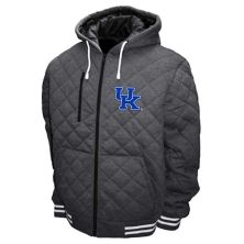 Мужская стеганая куртка с молнией во всю длину Kentucky Wildcats Diamond NCAA