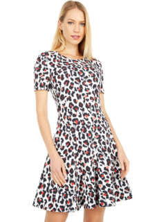 Платье с принтом гепардов Boutique Moschino