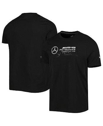 Мужская черная футболка с логотипом Mercedes-AMG Petronas F1 Team 2023 PUMA