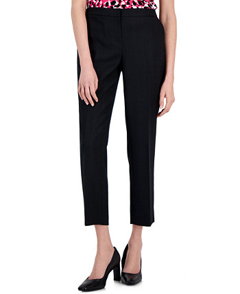 Женские фактурные брюки прямого кроя с эластичной резинкой по щиколотку Hampton Kasper