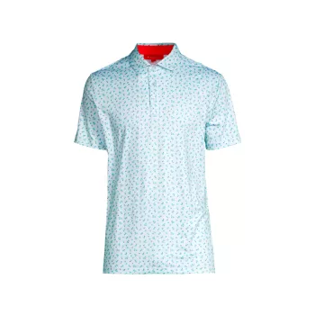 Ashby Floral Polo REDVANLY