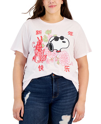 Модная футболка больших размеров с китайским Новым годом Snoopy Grayson Threads, The Label
