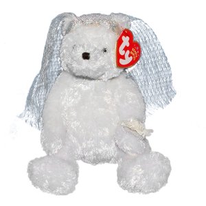 Ty Beanie Baby: Bride the Bear | Stuffed Animal | MWMT TY