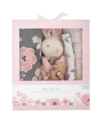 Baby Girls Gift Box, 5 Piece Set Stephen Joseph