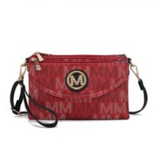 MKF Collection Ishani Five Compartments M Signature Cross-body Bag by Mia K MKF Collection
