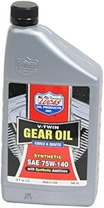 Lucas Oil Synthetic SAE 75W-140 V-T, 1 quart, 10791 Lucas Oil