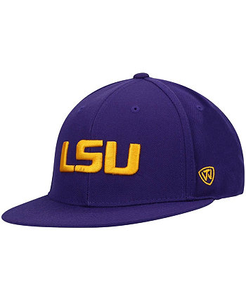 Men's Purple LSU Tigers Team Color Fitted Hat Top of the World
