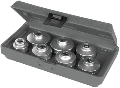 Performance Tool W54085 Oil Cartridge Socket Set (24, 27, 29, 30, 32, 36 and 38mm Sizes) Performance Tool