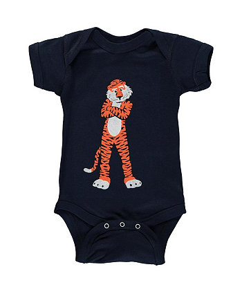 Infant Boys and Girls Navy Auburn Tigers Big Logo Bodysuit Two Feet Ahead