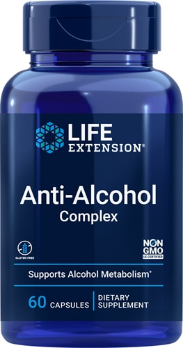 Антиалкогольный комплекс — 60 капсул Life Extension