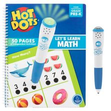 Educational Insights Hot Dots Let's Learn Pre-K Math Interactive Book Educational Insights