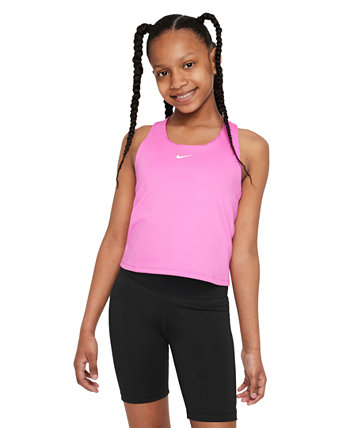 Спортивный бюстгальтер с логотипом Swoosh для больших девочек Dri-FIT Nike