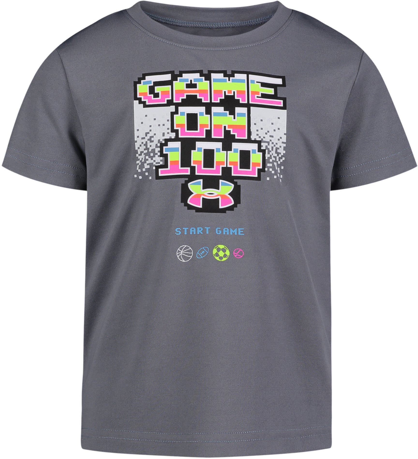 Game On 100 Short Sleeve Tee (Little Kids/Big Kids) Under Armour Kids