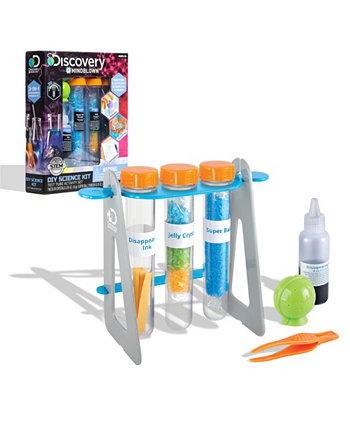 Test Tubes Science Kit with 3 Educational Experiments Set, 14 Piece Discovery #MINDBLOWN