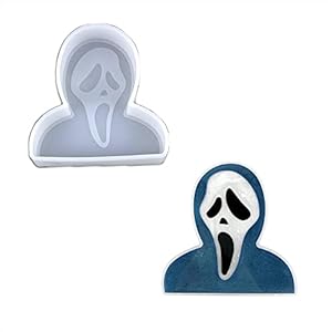 Ghost Shape Car Freshie Silicone Mold for Making Soap Aroma Beads Car Freshie, Pendant, Candle, Resin Duawenki