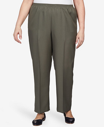 Классические брюки средней длины с наклонными карманами больших размеров Alfred Dunner