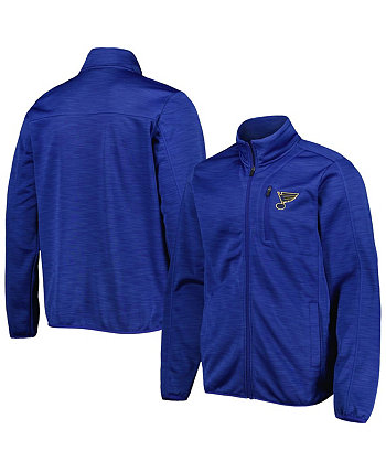 Мужская синяя куртка St. Louis Blues Closer Transitional с молнией во всю длину G-III Sports