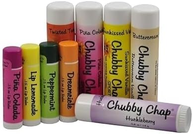 Chubby Chapstick - One (1x) Large Jumbo Chapstick Natural Chapstick - .5 Ounce Lip Balm (Strawberry Bannana) Chubby Chap