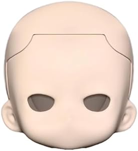 YMY New Head with Random Blank face Replacement Ball Jointed Doll Head Accessories for 1/12 Scale Doll Body (Milky White) 26 YMY DOLL