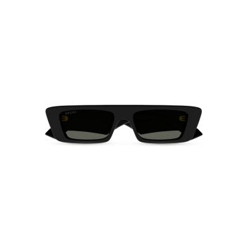Прямоугольные солнцезащитные очки из ацетата Gucci Generation 54 мм GUCCI