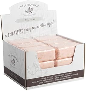 Pre de Provence Soap - 150 gram (5.3 oz) bars - Case of 18 - Rose Petal Pré de Provence