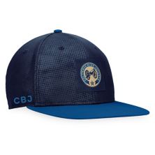 Men's Fanatics Branded Navy/Blue Columbus Blue Jackets Authentic Pro Alternate Logo Snapback Hat Fanatics