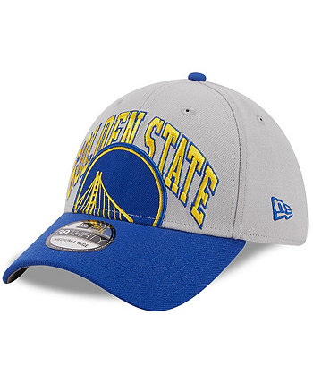 Men's Gray, Royal Golden State Warriors Tip-Off Two-Tone 39THIRTY Flex Hat New Era