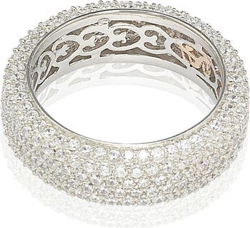 Кольцо Eternity из стерлингового серебра с белым кристаллом CZ Suzy Levian