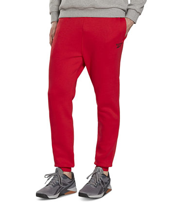 Мужские классические флисовые брюки-джоггеры Identity с логотипом на кулиске и талии Reebok
