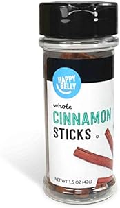 Amazon Brand - Happy Belly Cinnamon Sticks, Whole, 1.5 ounce (Pack of 1) Happy Belly