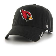 Женская кепка '47 Black Arizona Cardinals Miata Clean Up Primary с регулируемой регулировкой Unbranded