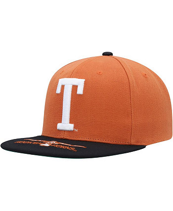 Мужская бейсболка с логотипом Texas Longhorns оранжево-черного цвета Texas Longhorns Mitchell & Ness