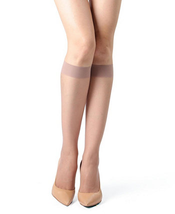 Женские шелковистые прозрачные удобные носки до колена Natori