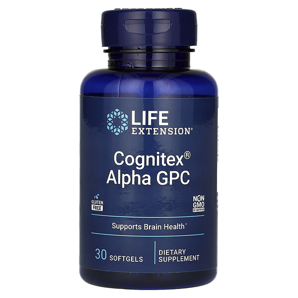 Cognitex Alpha GPC - 30 капсул - Life Extension Life Extension