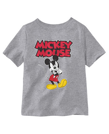 Little Boys Disney Mickey Mouse Short Sleeves Graphic T-shirt Hybrid