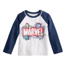 Toddler Boy Jumping Beans® Adaptive Marvel Avengers Raglan Rash Guard Top Jumping Beans