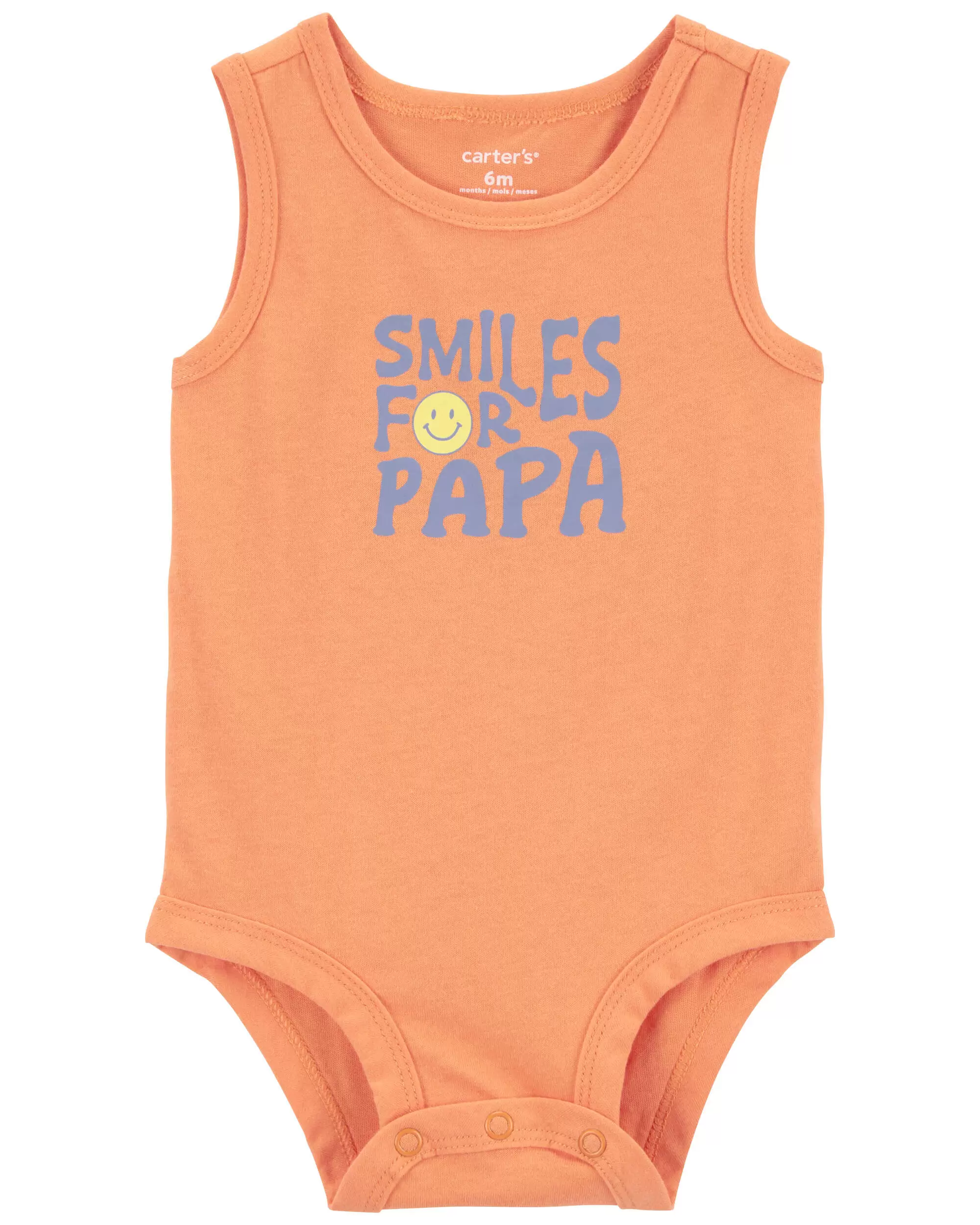 Боди без рукавов Baby Smiles For Papa Carter's