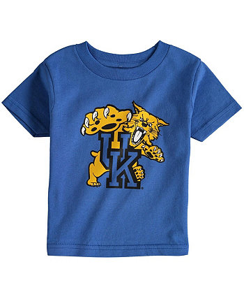Toddler Boys and Girls Royal Kentucky Wildcats Big Logo T-shirt Two Feet Ahead